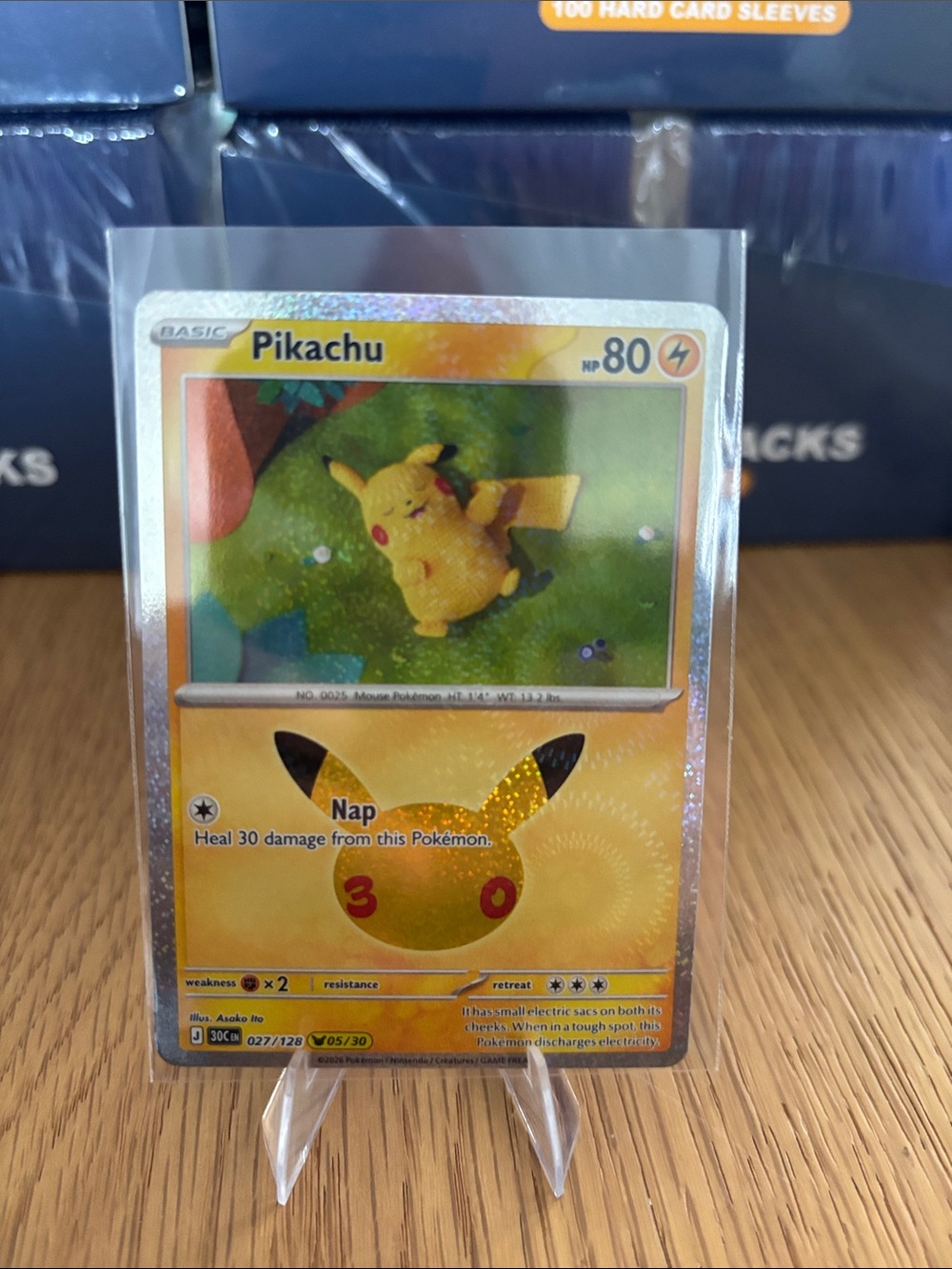 Pikachu #5 30th Celebrations Set Card 026/128